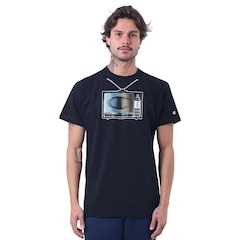 Camiseta Masculina Champion Malhão Mc Logo Channel - Foto 1
