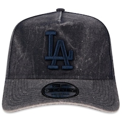 Boné Masculino New Era 940 A-Frame Los Angeles Dodgers Snow Wash Cinza - Foto 3