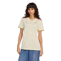 Camisa do Flamengo III 25/26 Feminina Adidas - Foto 1