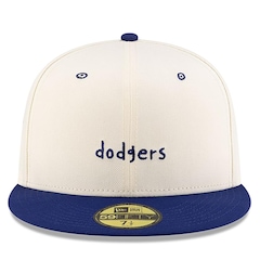 Boné Masculino New Era 59Fifty Fitted Micah Johnson x Los Angeles Dodgers Script MLB - Foto 2