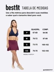 Saia Shorts Feminina Best Fit Light - Foto 4