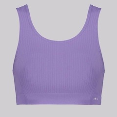 Conjunto Top e Shorts Selene Canelado Sem Costura Feminino - Foto 3