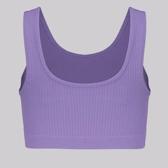 Conjunto Top e Shorts Selene Canelado Sem Costura Feminino - Foto 4