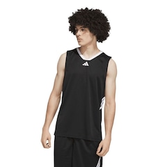Regata adidas Basketball Legends 3 Stripes Masculina - Foto 1