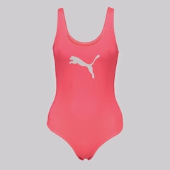 Maiô Puma Clássico Feminino Rosa Fluorescente - Foto 1