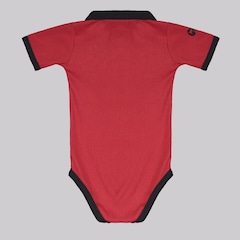 Body Polo Flamengo Rubro Negro Infantil - Foto 2