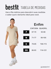 Short Saia Feminino Enfim Active Evasê - Foto 6