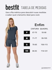 Short Feminino Enfim Active Estampado - Foto 2