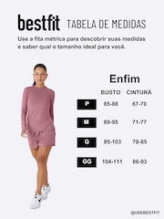 Camiseta Feminina Enfim Manga Longa Active Slim - Foto 3