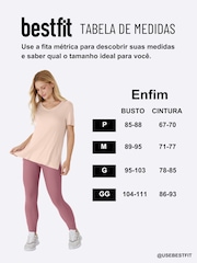 Camiseta Feminina Enfim Active Recortes - Foto 3