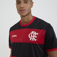 Camisa do Flamengo Masculina Emoção Rubro Negro Braziline - Foto 2