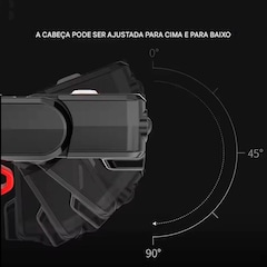 MIni Lanterna Gold Sports Led com suporte de Lapela de Boné - Foto 7