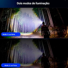 Lanterna Gold Sports Led com suporte de Lapela de Boné - Foto 7