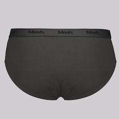 Kit 3 Cuecas Slip Mash Algodão Masculinas - Foto 7