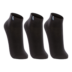 Meia Cano Curto Lupo com 3 Pares Unissex - Foto 1