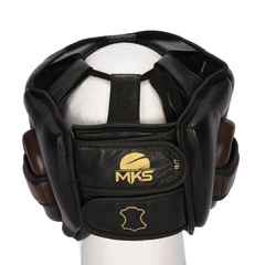 Head Guard Capacete de Boxe MKS Vintage Full Face Nose Protection - Foto 4