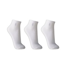 Meia Cano Curto Lupo com 3 Pares Unissex - Foto 1