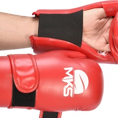Luvas de Kickboxing Semi-contato MKS Point Glove Homologada CBKB - Foto 7