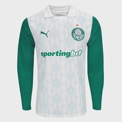 Camisa do Palmeiras II 25/26 Masculina Puma Manga Longa Torcedor - Foto 1