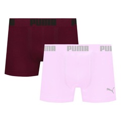 Kit 2 Cuecas Puma Boxer Sem Costura Masculina - Foto 1