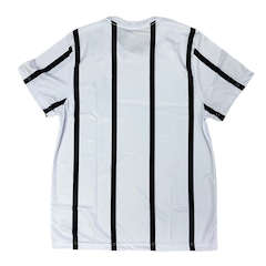 Camisa Coimbra Corinthians Fitness Listrada Branca - Infantil - Foto 3