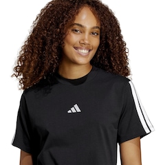 Camiseta Feminina Adidas Essentials 3 Stripes Treino - Foto 3