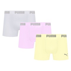 Kit 3 Cuecas Puma Boxer Sem Costura Masculina - Foto 1