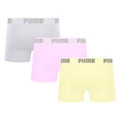 Kit 3 Cuecas Puma Boxer Sem Costura Masculina - Foto 2