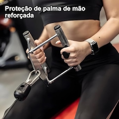 Luva de Musculação XTREM Grip Anatômico Alça Rápida Anti-derrapente - Par - Foto 2