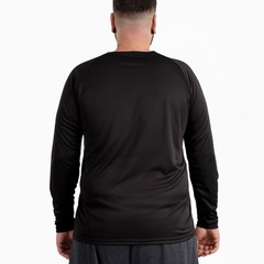 Camiseta Masculina Poker Manga Longa Fator de Proteção UV 50+ - Foto 4