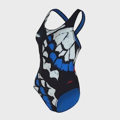 Maiô Feminino Speedo Slim Cross Papillons - Foto 1