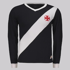 Camisa Manga Longa FutFanatics do Vasco Retrô 1948 Masculina - Foto 1