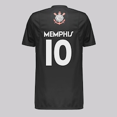 Camisa FutFanatics Corinthians Memphis 10 Logo Infantil - Foto 2