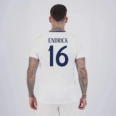 Camisa FutFanatics Real Madrid Endrick 16 Masculina - Foto 1