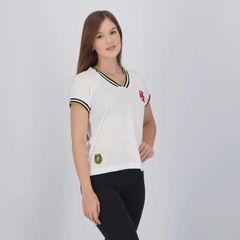Camisa FutFanatics Vasco 1974 Jacquard Feminina - Foto 2