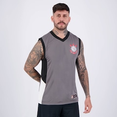 Camiseta Regata FutFanatics Corinthians Basquete Helança Masculina - Foto 2