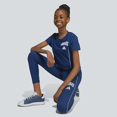 Camiseta adidas GL Tee Azul Infantil - Foto 6