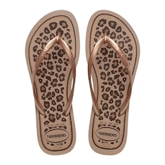 Chinelo Havaianas Slim Animals Feminino - Foto 1