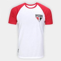 Camiseta do São Paulo Raglan RetrôMania Basic Masculina - Foto 1