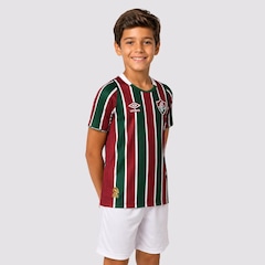Camisa do Fluminense I 2024 Tricolor Umbro Infantil - Foto 2