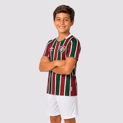 Camisa do Fluminense I 2024 Tricolor Umbro Infantil - Foto 3