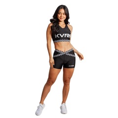 Shorts KVRA Chess Basic Feminino - Foto 4