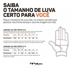 Luva Adulto de Goleiro Poker de Futebol de Campo Profissional Ortho Vulcan II - Foto 6
