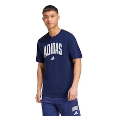 Camiseta Masculina adidas Gráfica Collegiate - Foto 2