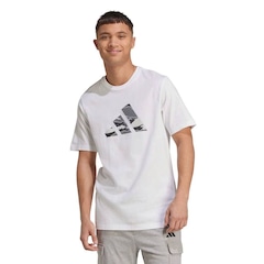 Camiseta Masculina adidas Camo Logo - Foto 1