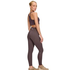 Calça Legging Feminina Alto Giro com Bolsos e Refle - Foto 2