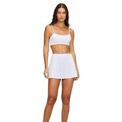 Saia Short Feminino Alto Giro Eterna Sobreposta - Foto 1