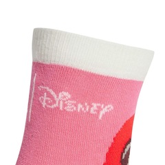 Kit Meia Infantil adidas Minnie Disney - 3 Pares - Foto 3