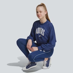 Blusão Moletom adidas College Seasonals Infantil - Foto 7
