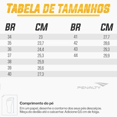 Chuteira Futsal Masculino Penalty Tornado - Foto 6